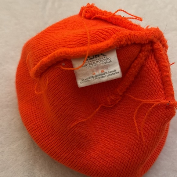 Vintage Saturn Industries Ltd Nein Orange Beanie - Picture 4 of 4